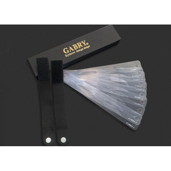 Gabryの眉毛はヘッドバンドが付いているステンシルを形づける型板のキットの眉毛をステンシルで刷り付ける