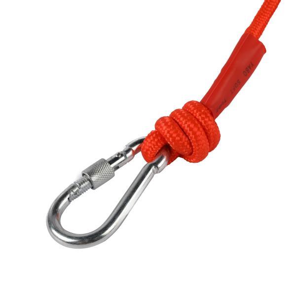High Strength Nylon Magnet Fishing Rope 65ft 6mm With Carabiner