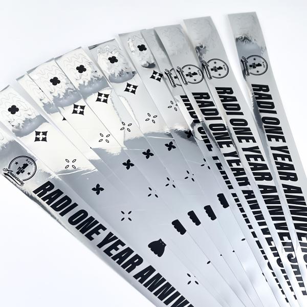 Personalized Glitter Holographic Wristbands for Adults and Kids Fashionable Party Accessories