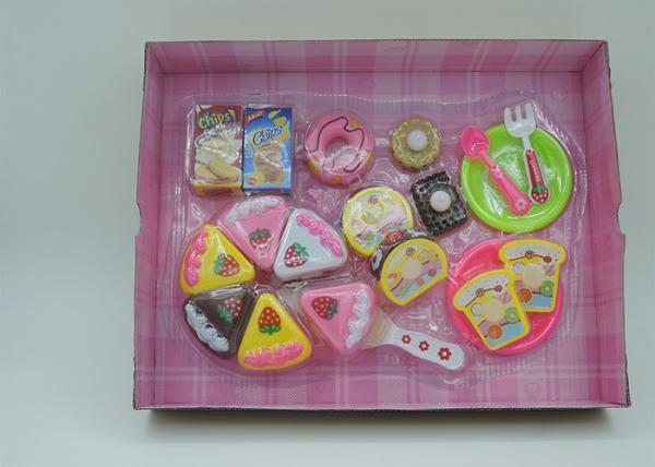 Multi Colored Dessert Childrens Toy Kitchen Sets For Pretend Role Playing 20 Pcs