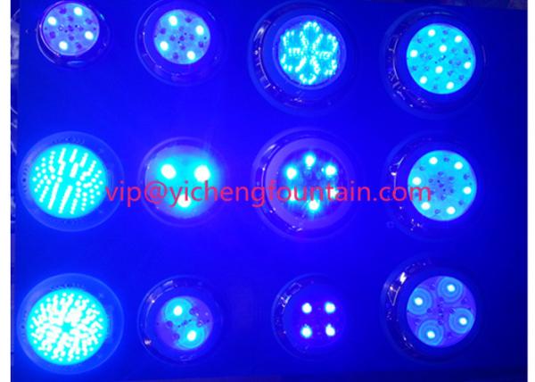 14 Programmes Color Changing LED Underwater Pool Lights AC12V Plastic And SS Material With Remote Controller