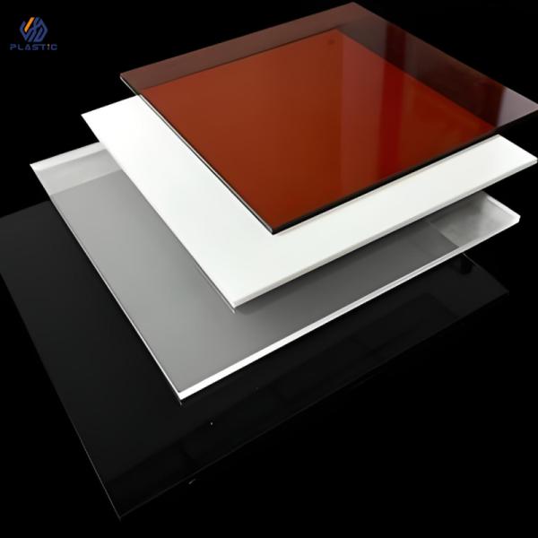 No se desvanece Hoja de perspectiva acrílica de colores 1mm-300mm espesor 4ft x 8ft paneles acrílicos