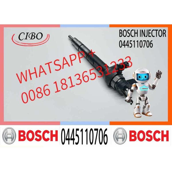 0445110706 0 445 110 706 Engine Parts Diesel Fuel Injector Common Rail Injector Assy for Maruti for Suzuki Celerio Su Carry