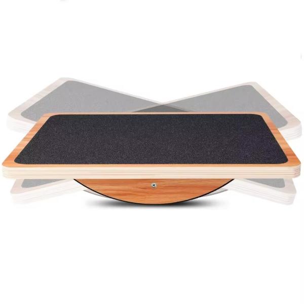 Tableau d'équilibre d'exercice en bois Wobble, Tableau d'équilibre intérieur pour la physiothérapie