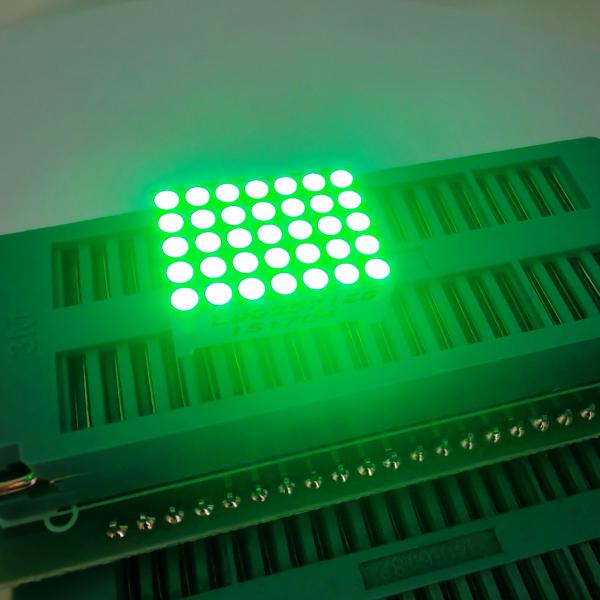 1.9mm Common Cathode DOT Matrix Pure Green LED Display