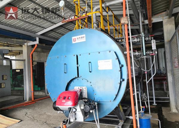 1000 Kgh Diesel Powered Industrial Steam Boiler For Food Processing Automatic PLC Control