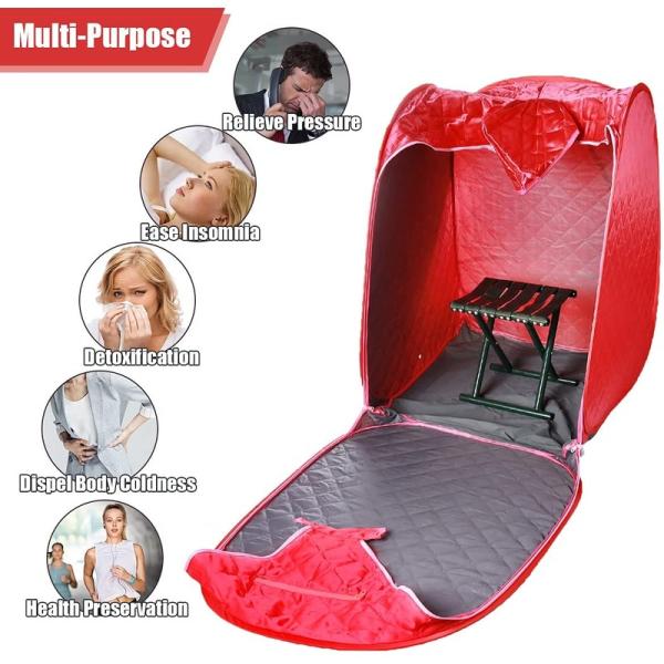 Modern Portable Personal Sauna With Steamer For Convenient Steam Home Foldable Sauna Chair Machine Tent Sauna Easy Installation