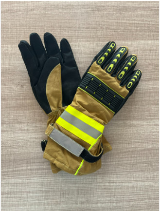 Аварийное спасение Пожарный пожарный 3D пожарный перчатка с отражающей ремнем