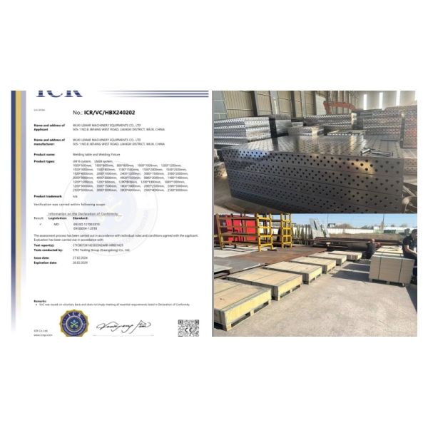 CE Certified D16 Cast Iron Welding Table and Fixture