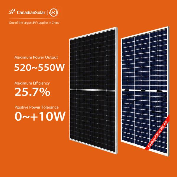 limpeza de auto 525W flexível da célula solar Monocrystalline canadense do painel solar de filme 520W fino