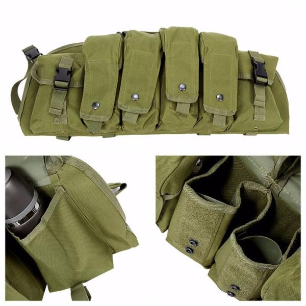 Nylon Polyester AK Tactical Vest Camouflage Interior Compartment