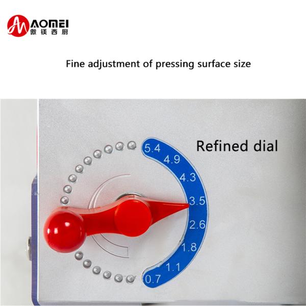 20 PCS/MIN Электрическая прессовая машина для прессования теста для пиццы из нержавеющей стали