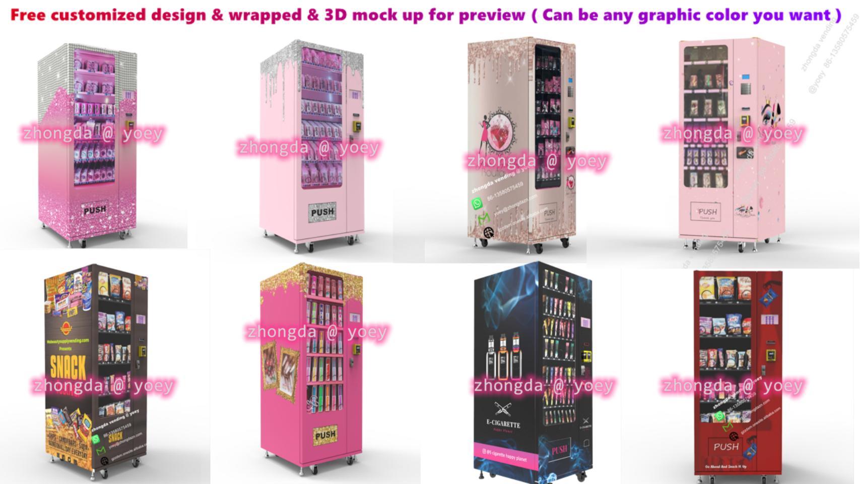 Factory Direct New Design Automatic Beauty Lashes Hair Bundle Vending Machines for Sale
