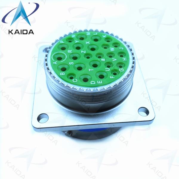 Plug de liga de cobre MIL-DTL-38999 série 1 24 pinos femininos Mil D38999 conectores