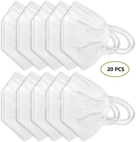 Breathable KN95 Medical Mask , Eco Friendly KN95 Dust Mask White Color
