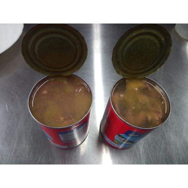Salty Flavor Canned Fish , Mackerel Fish Canned Food 3 - 5pcs 425g / 235g