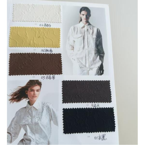 100% Polyester Clothing Fabric 193GSM Environmentally Friendly Fabrics For Fashionable Clothing