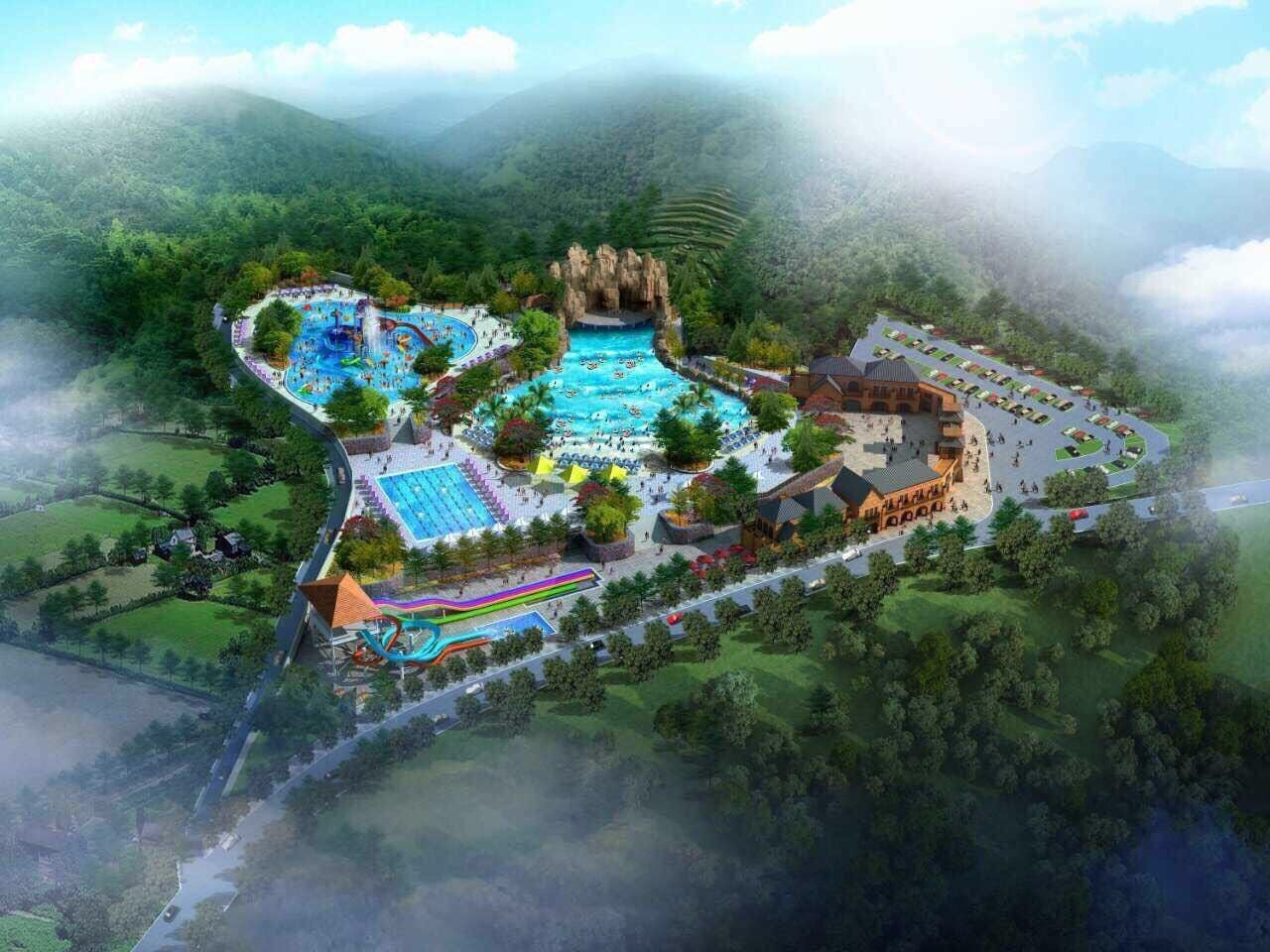 Подгонянный дизайн парка Aqua водных горок стеклоткани аквапарк занятности