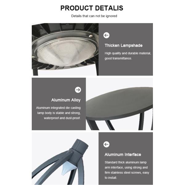 Outdoor ROHS Anti Shock 20W 6000K LED Lawn Lamp Easy To Install