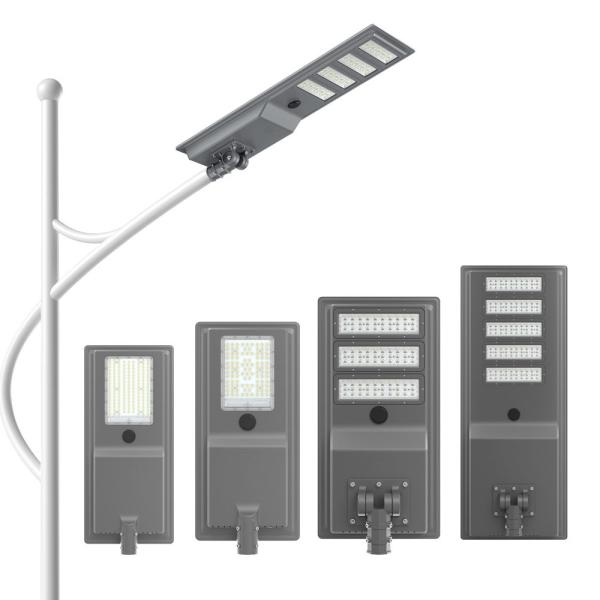 Aluminum Alloy Solar LED Street Light 3.2V/70AH LiFePO4 Battery Powered for Outdoor in Smart Cities