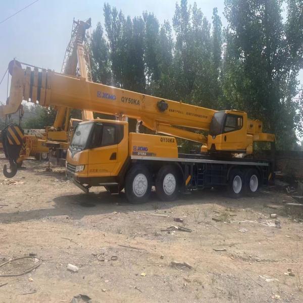 50T Hydraulic Old Crane Truck QY50KA XCMG Mobile Crane