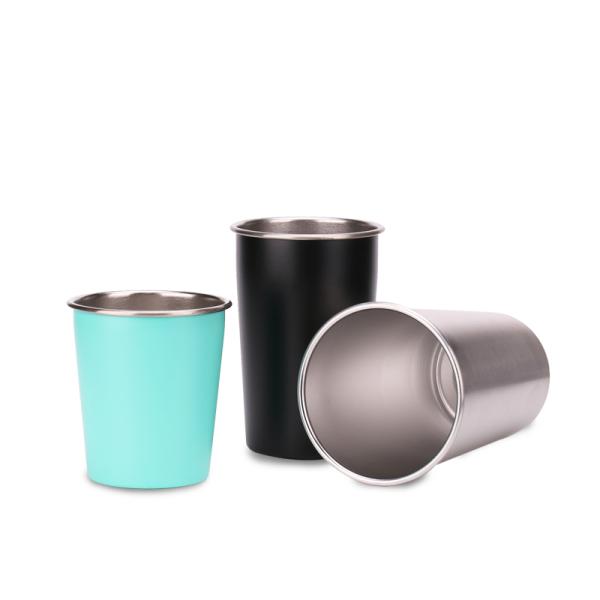 Household Insulated Water Bottles , Custom Stainless Steel Pint Cups 500 / 650ml