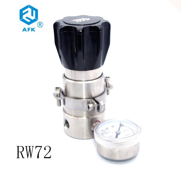 Nitrogen Gas Back Pressure Regulating Valve Leakage Rate 2*10-8 Atm Cc / Sec He