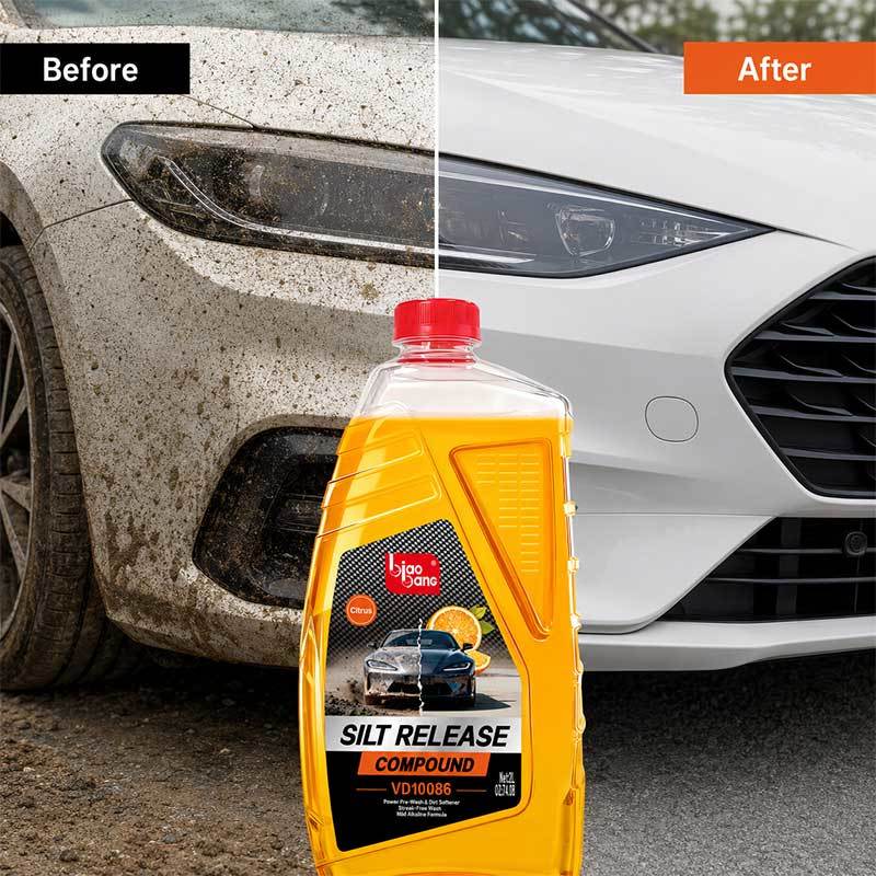 Biaobang 2L Car Pre-Wash Cleaner with Fast Dirt & Sand Release, Powerful Grease Emulsification and Citrus Fragrance