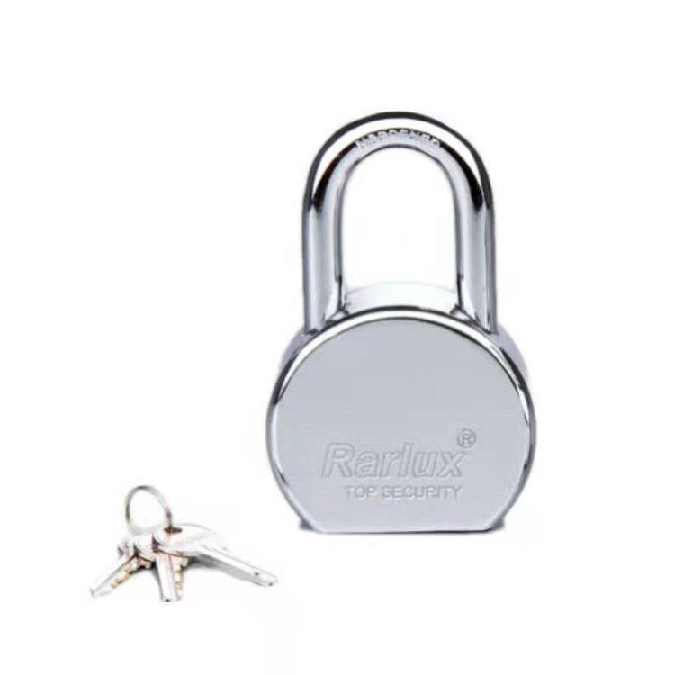 Rarlux 55-80mm High Security Solid Padlock Anti-theft Round Type Steel Padlock Iron Padlock