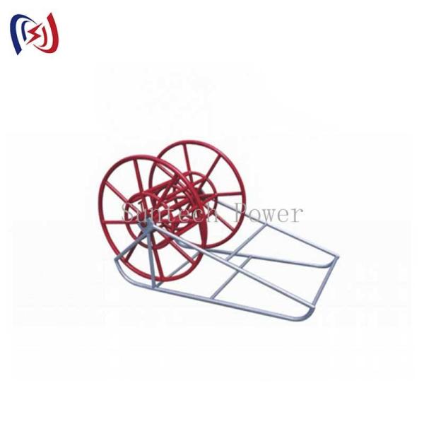 Cable Reel Stand with 13-59KG Reel Weight for Controlled Cable Drum Release and Good Stability