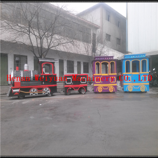 new desighed 4 cabins 16 seats big truck shape amusement outdoor equipment kids electric train