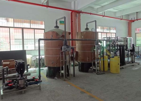 Industrial 8T/H Brackish Water System , Brackish Water Filter USA DOW RO Membrane