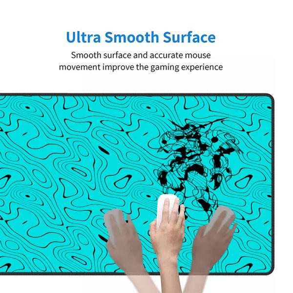 Black White Square Mouse Pad Large Custom Rubber Mat for Sublimation 220*180*2mm Size