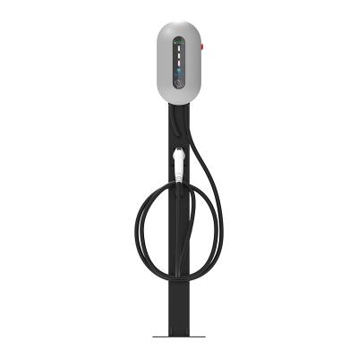 Floormounted 11kw Wall Charger AC EV Charger 32A Waterproof Design