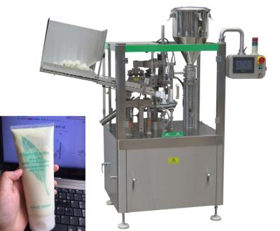 Creme de selagem de enchimento da loção do corpo de máquina do tubo macio plástico automático