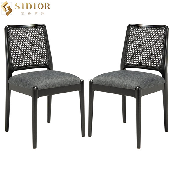 Leather Upholstery Vintage Italian Dining Chairs White High Back Chairs ODM