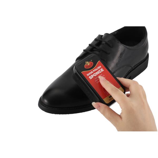 Neutral Shoe Shine Sponge Product With Shell Material Plastics Footwear Shoe Care Polish