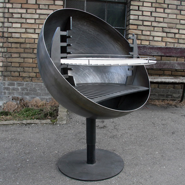 Большой на открытом воздухе варить жарит гриль БАРБЕКЮ шара огня ямы огня Corten стальной