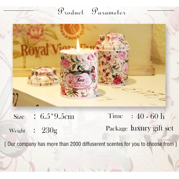 Luxury Tin Scented Candle Handmade Jar Candles