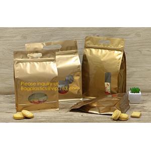 Промелькните полиэтиленовые пакеты дна тонкого угольника сумок алюминиевой фольги замка с угловым кругом, пакуя Гусс стороны фасоли мешка квадратный нижний