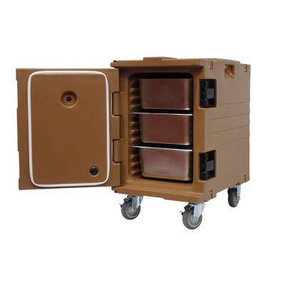 Insulation Foam Food Pan Carrier Food Tray Carrier 90L With Wheels