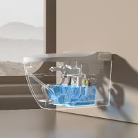 Wall-mounted Smart Toilet P-Trap Folding Wall Hung Toilet Seat Toilet Without Concealed Tank
