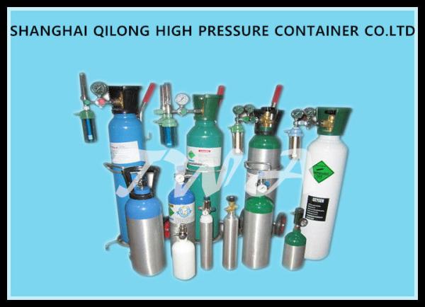 Medical Aluminum Oxygen Cylinders 0.74L / High Pressure Nitrogen Cylinder