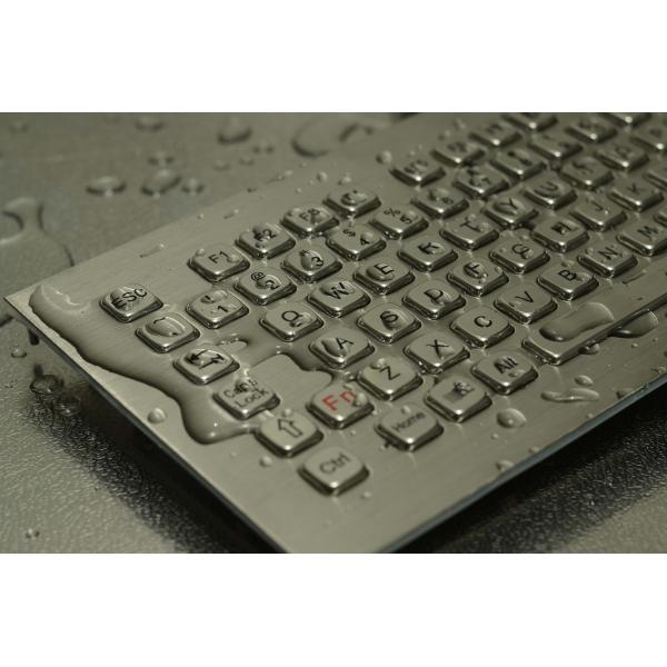 Ruggedized водоустойчивая клавиатура Маунта панели с Trackball, 38mm оптически