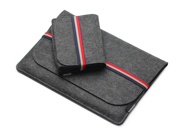 Most Popular Trendy Concise Style felt laptop bag , Business Briefcase Fashion Felt Notebook Case