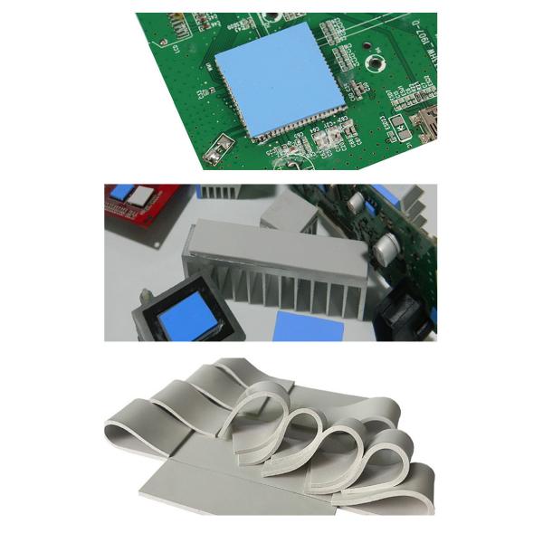 4W/m K 2mm Thick Blue High Thermal Conductivity Silicone Sheet