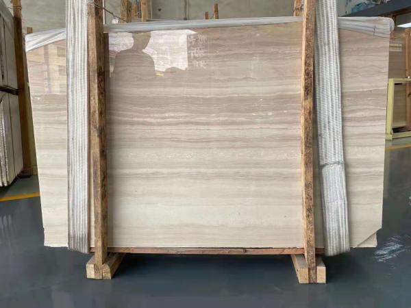 Bookmatch Yellow Mulge Earl Royal Wood Grain Marble For Stair Tiles