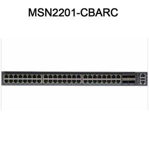 Networking with Infiniband Technology Nvidia MSN2201-Cbarc 1gbe/100gbe 1u Switch Cumulus RJ45 48 Qsfp28 4 DC PSU 2 C2p