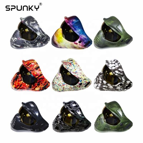 Anti Fog Protective Paintball Mask Lens For Outdoor CS War Game Sports