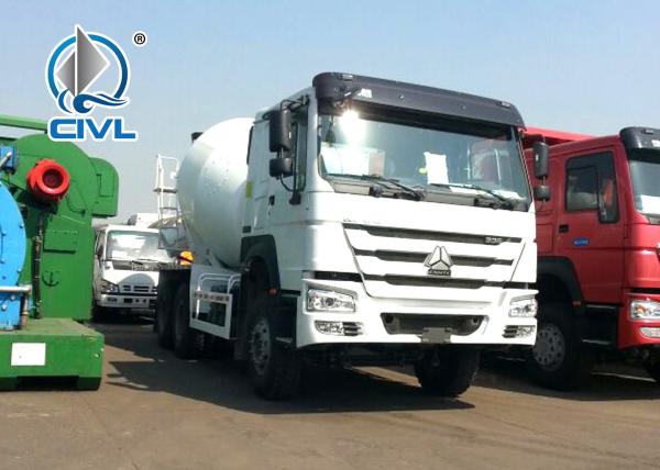 SINOTRUK HOWO Mobile Mixer Cement Truck LHD 10CBM 290HP Engine 6X4 Concrete mixer vehicle